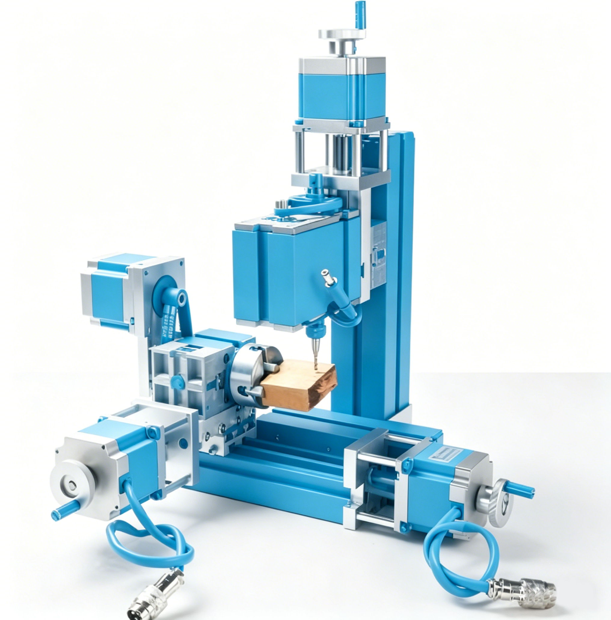 CNC metal universal four axis milling machine